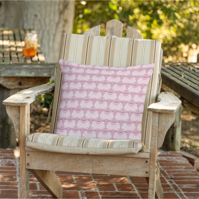 Abstract Butterflies Cushion (Chair)