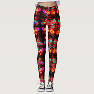 Abstract Butterflies Leggings