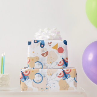Abstract Butterflies Modern Wrapping Paper