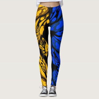 Abstract Butterfly 2 colours Leggings