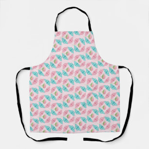 Abstract Butterfly Art Apron