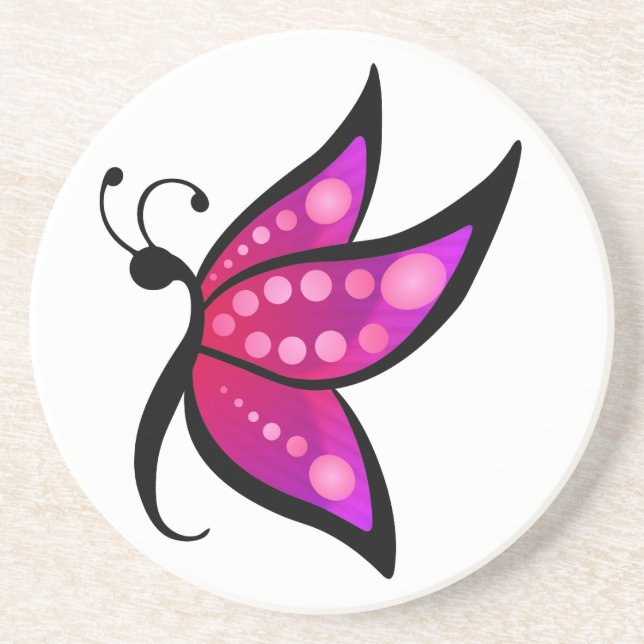 Abstract Butterfly Coaster (Front)