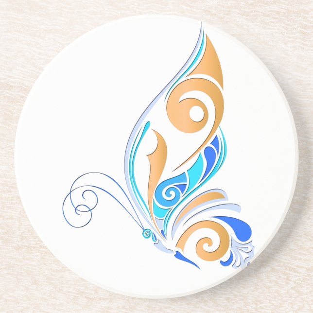 Abstract Butterfly Coaster (Front)