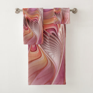 Abstract Butterfly Colourful Fantasy Fractal Art Bath Towel Set