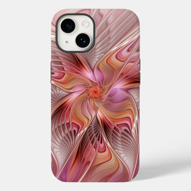 Abstract Butterfly Colourful Fantasy Fractal Art Case-Mate iPhone Case (Back)