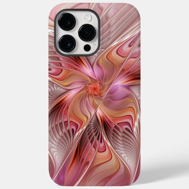 Abstract Butterfly Colourful Fantasy Fractal Art Case-Mate iPhone Case (Back)