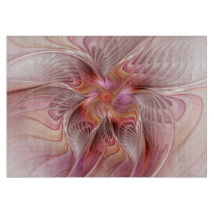 Abstract Butterfly Colourful Fantasy Fractal Art Cutting Board