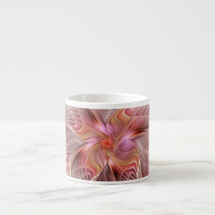 Abstract Butterfly Colourful Fantasy Fractal Art Espresso Cup