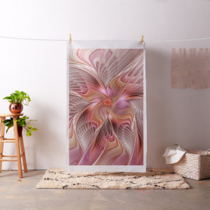 Abstract Butterfly Colourful Fantasy Fractal Art Fabric