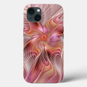 Abstract Butterfly Colourful Fantasy Fractal Art iPhone Case