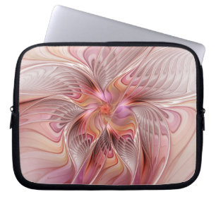Abstract Butterfly Colourful Fantasy Fractal Art Laptop Sleeve