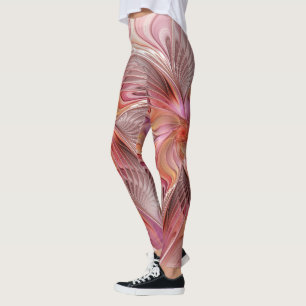 Abstract Butterfly Colourful Fantasy Fractal Art Leggings