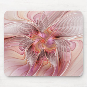 Abstract Butterfly Colourful Fantasy Fractal Art Mouse Pad