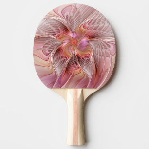 Abstract Butterfly Colourful Fantasy Fractal Art Ping Pong Paddle