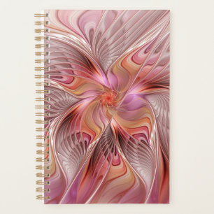Abstract Butterfly Colourful Fantasy Fractal Art Planner