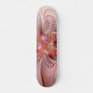 Abstract Butterfly Colourful Fantasy Fractal Art Skateboard