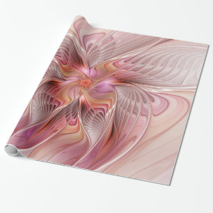 Abstract Butterfly Colourful Fantasy Fractal Art Wrapping Paper