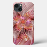 Abstract Butterfly Colourful Fractal Art Initials