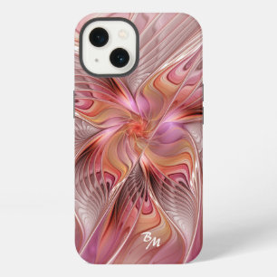 Abstract Butterfly Colourful Fractal Art Initials iPhone 13 Case