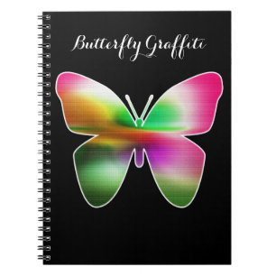 Abstract Butterfly Colourful Notebook