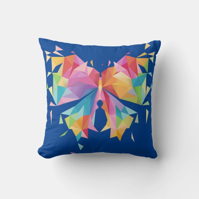 Abstract Butterfly Cushion (Front)