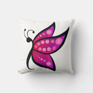 Abstract Butterfly Cushion