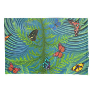Abstract Butterfly Dream Garden Pillowcase