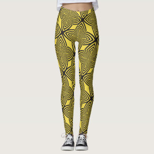 abstract butterfly effect leggings