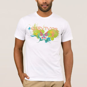 Abstract Butterfly Endometrial Cancer Survivor T-Shirt