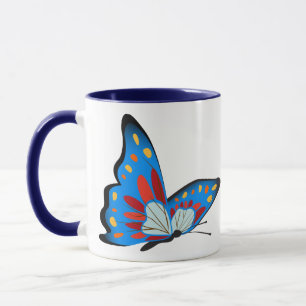 Abstract Butterfly Mug
