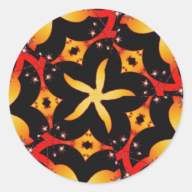 abstract-butterfly Sticker (Front)