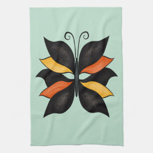 Abstract Butterfly Weird Beautiful Insect Tea Towel