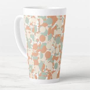  abstract camouflage  latte mug