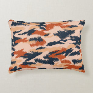 Abstract camouflage pattern. Seamless vintage wall Decorative Cushion