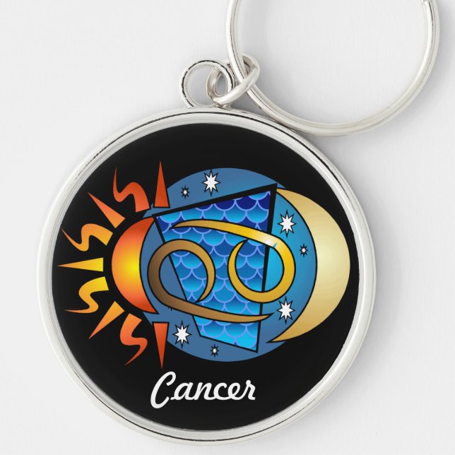 Abstract Cancer Keychain (Front)