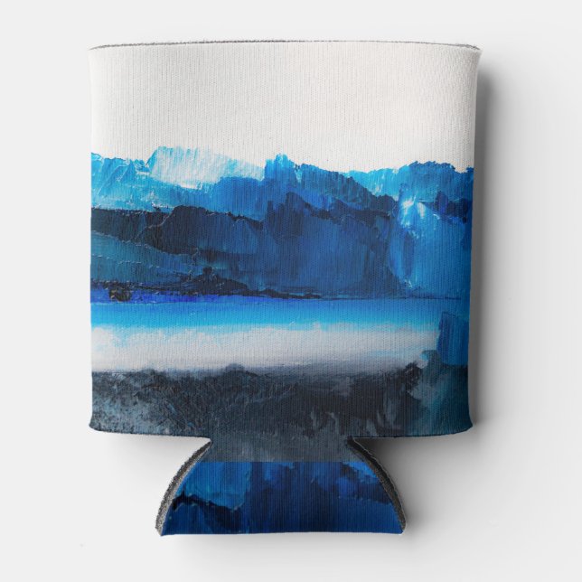 Abstract Canvas: Modern Art Texture. Can Cooler (Front)