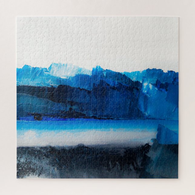 Abstract Canvas: Modern Art Texture. Jigsaw Puzzle (Vertical)