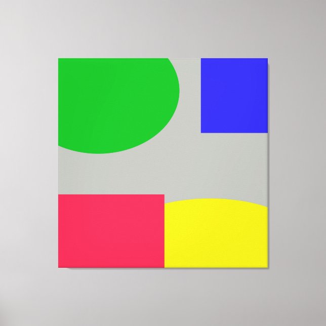 Abstract Canvas Print (Front)