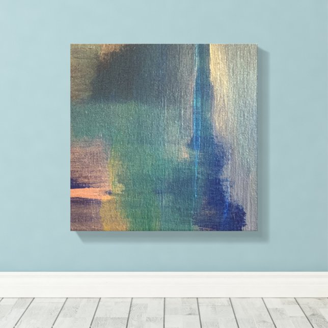Abstract Canvas Wall Art (Insitu (Wood Floor))