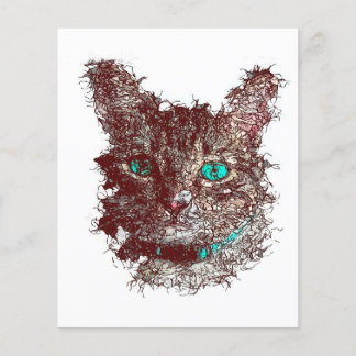  Abstract Cat Gift| Cute Cat For Valentines  Flyer