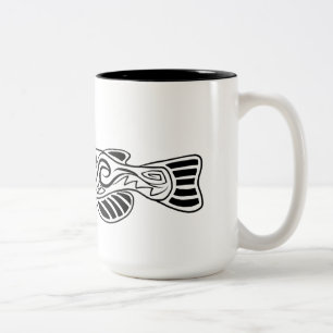 Abstract Catfish Mug