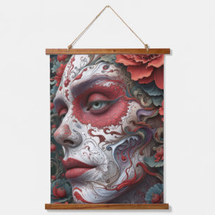 Abstract Catrina  Hanging Tapestry