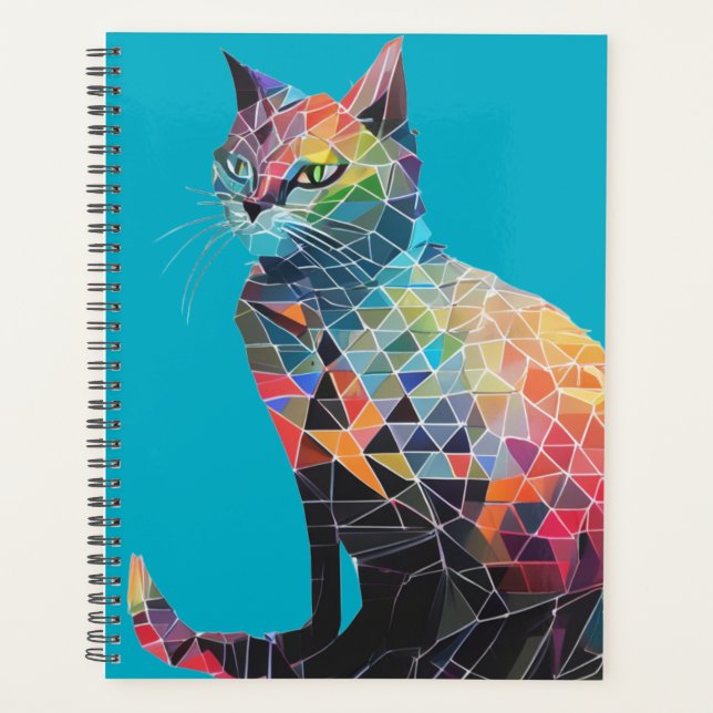 Abstract Cats Planner (Front)