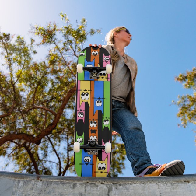 Abstract cats skateboard (Outdoor 1)