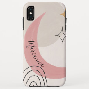Abstract Celestial Moon Phase iPhone XS Max Case