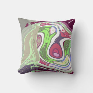 Abstract Cell by Alexandra Cook Cushion