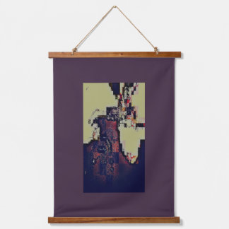 abstract cell hanging tapestry