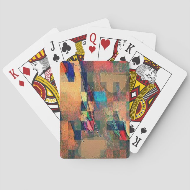 abstract cell playing cards (Back)