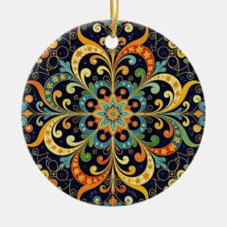 Abstract Ceramic Ornament