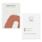 ABSTRACT CERAMIC TERRACOTTA STUD EARRING DISPLAY